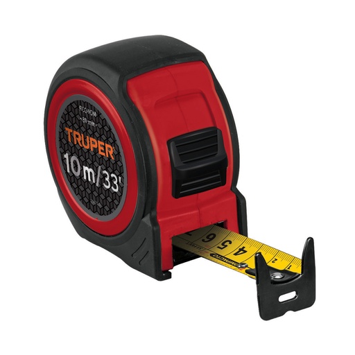 [HC159725] TRUPER FLEXOMETRO 10MTX25MM   COMPACTO C/GRIP FCG-10M