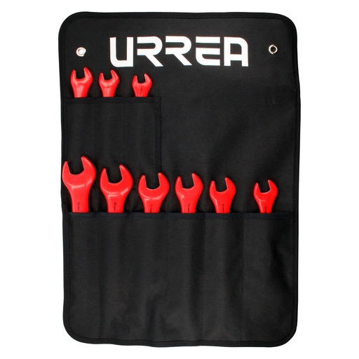 [HC162266] URREA JGO LLAVE ESPAÑOLA 9PZ  10-19MM 1000V MET 1201VM