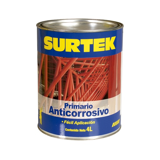 [HC125835] SURTEK PRIMARIO ANTICORR ROJO OX 4LT