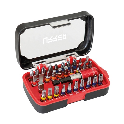 [HC27212] URREA JGO PUNTAS MIXTO 31PZ   C/SUJETADOR MAGNETICO 61932