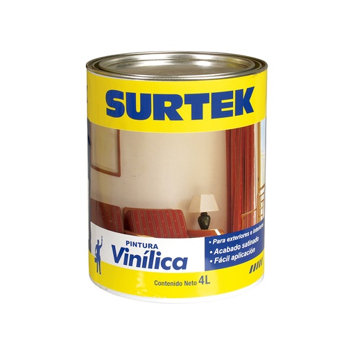[HC125803] SURTEK VINILICA BLANCO 4LT