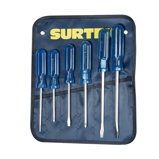 [HC125424] SURTEK JGO 6PZ DESTORNILLADOR S 300