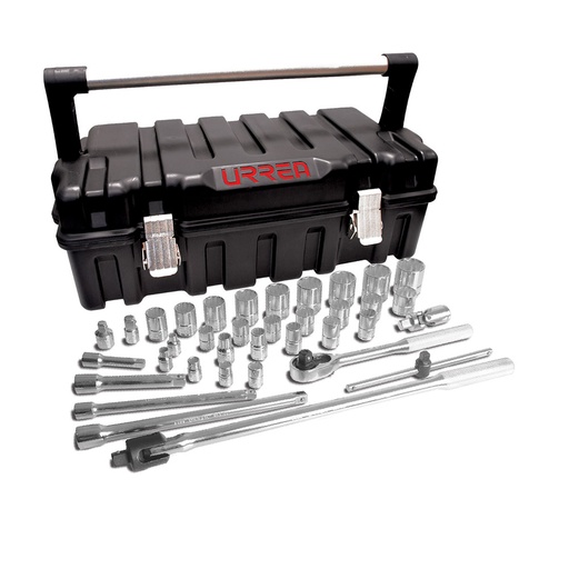 [HC131287] URREA JGO 37PZ DADOS Y ACC 3/8"-1/2" 5254P36  STD