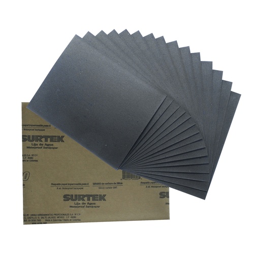 [HC125583] SURTEK LIJA DE AGUA LAG150 9"X 11" GRANO 150