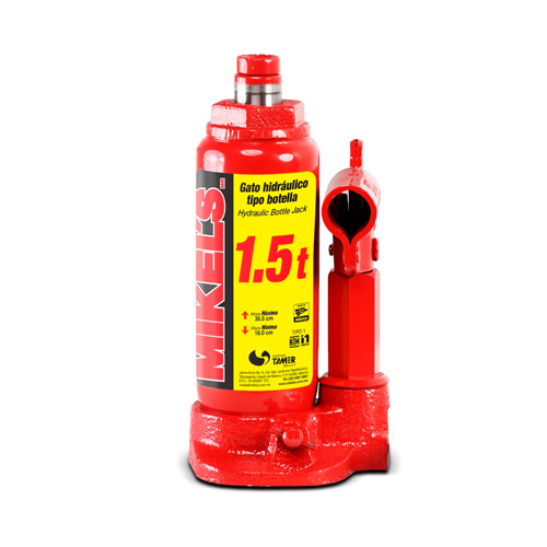 [H011456] MIKELS GATO DE BOTELLA        HIDRAUL 1.5TON C/TORNILLO EXT