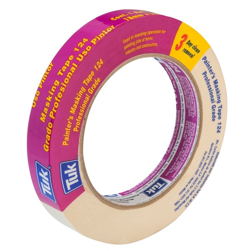[CM24074] TUK MASKING TAPE 124          18MMX50M MORADO USO PINTOR