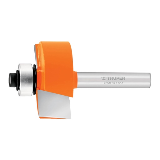 [H012469] TRUPER BROCA BROU-RB1-1/4X 1 1/4"X12.7MM ROUTER REB C/BAL