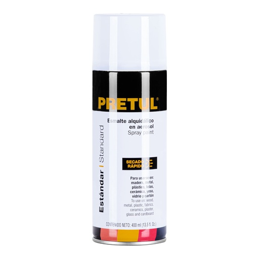 [HC154187] PRETUL ESMALTE AEROSOL BLANCO BRILLANTE PA-BB-P