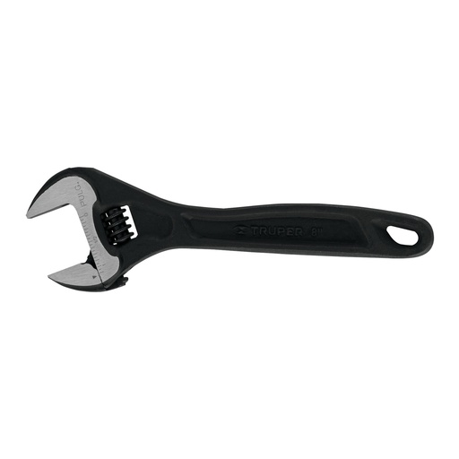 [H257952] TRUPER LLAVE AJUSTABLE 8" 15501APERTURA 1-1/8" NEGRA