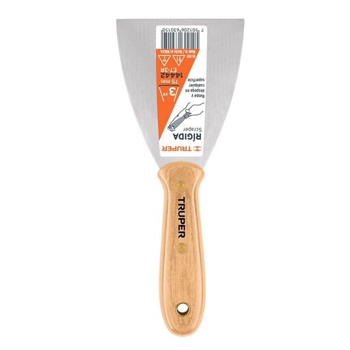 [H144301] TRUPER ESPATULA ET-2R 2" MGO HICKORY HOJA DE ACERO