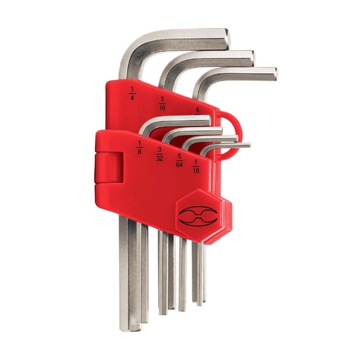 [H257995] TRUPER LLAVE ALEN ALE-7P HEXAGONAL STD 7PZA ESTUCHE ABATIBLE