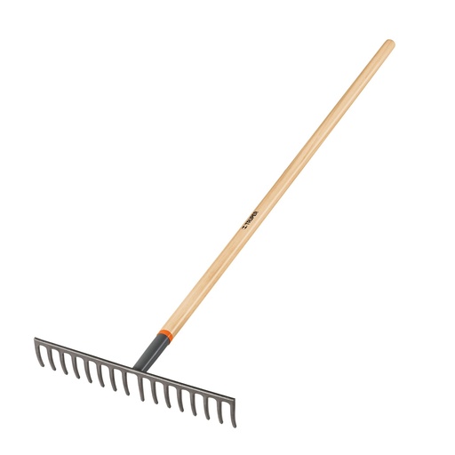 [H601640] TRUPER RASTRILLO P/JARDIN     16DIENT 60" MGO MAD RECTO R-16