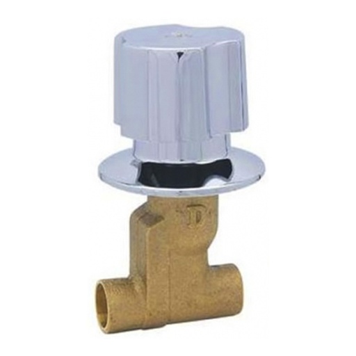 [H060088] DICA LLAVE EMPOTRAR SOLD JGO  1/2" CROMO C/MAN-CHAP 4652