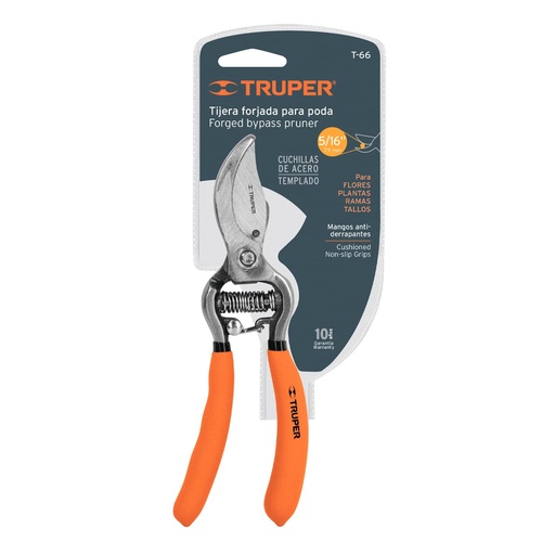[H053990] TRUPER TIJERA P/PODA T-66 6" FORJADA CUCHILLA DE PASO