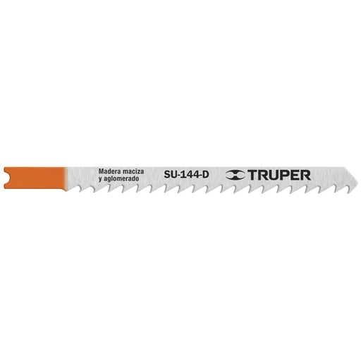 [H053795] TRUPER SEGUETA ZANCO "U" SU-144-D CORTE RECTO P/MADERA 5PZA