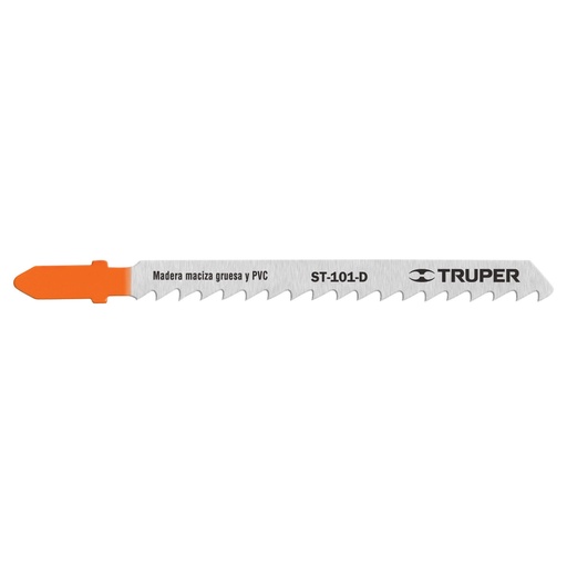 [H053789] TRUPER SEGUETA ZANCO "T" ST-101-D CORTE RECTO P/MADERA 5PZA