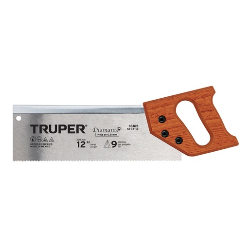 [H251372] TRUPER SERRUCHO 12" 18165     COSTILLA STCX-12 DPP9 DIAMANTE