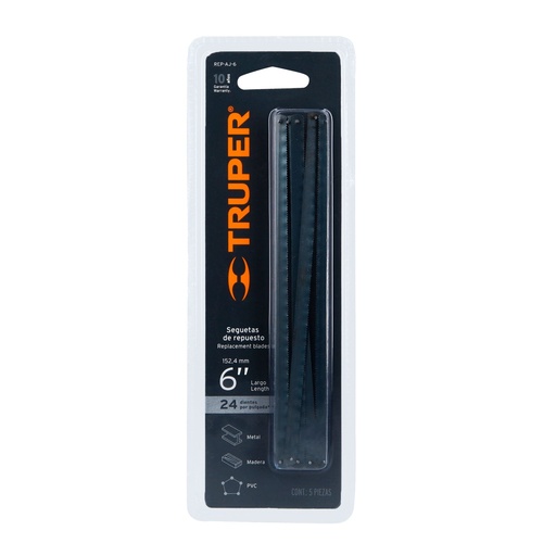 [H053664] TRUPER SEGUETA REP-AJ-6 REPOSICION P/ARCO 5PZA