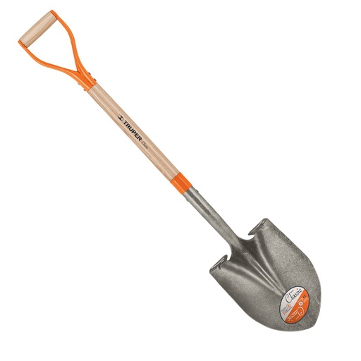 [H053238] TRUPER PALA REDONDA PRY CLASSIC 41" PUNO Y ELECTROSOLDADO