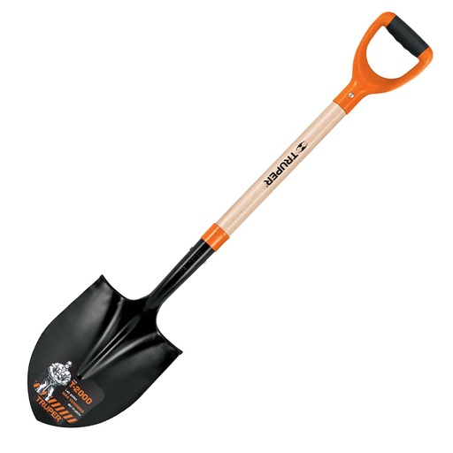 [H053239] TRUPER PALA REDONDA PRY-P T-2000 40 1/2" PUNO Y OFFSET