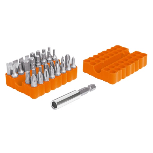 [H052150] TRUPER JGO PUNTAS MIXTO 33PZ  1" ESTUCHE PUN-33