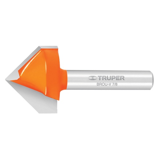 [H050458] TRUPER BROCA BROU-V7/8 7/8"X17.9MM ROUTER COTE "V"