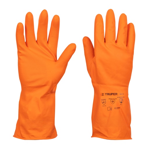 [H052052] TRUPER GUANTE LATEX GU-LIM-G G  P/LIMPIEZA PUNO LARGO