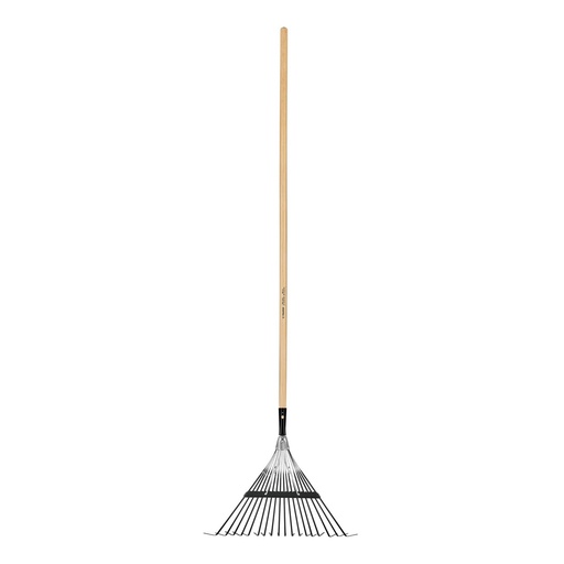 [H601632] TRUPER ESCOBA METALICA EMX-18 18" P/JARDIN 18 DIENTES