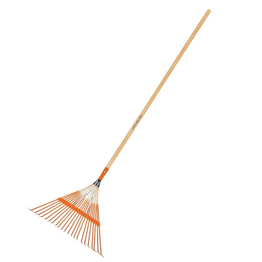 [H051629] TRUPER ESCOBA METALICA EMX-22 22" P/JARDIN 22 DIENTES