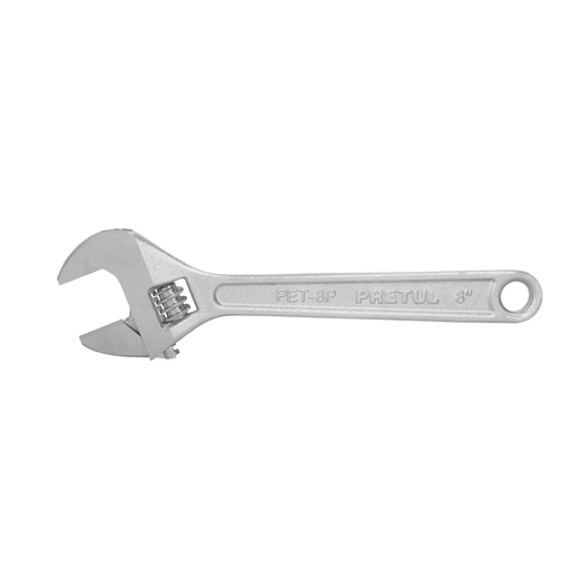 [H052591] PRETUL LLAVE AJUSTABLE 8" 21815APERTURA 15/16" CROMADA
