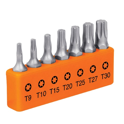 [H052270] TRUPER JGO PUNTAS TORX 7PZ    T15 1" C/ORGANIZA PLAST P7-15T