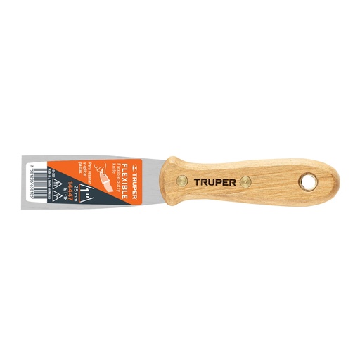 [H051674] TRUPER ESPATULA ET-1F 1" FLEXIBLE MGO HICKORY HOJA DE ACERO