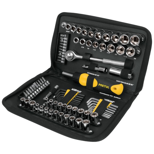 [H052214] PRETUL SET HERRAMIENTA SET-85P 85 PZA