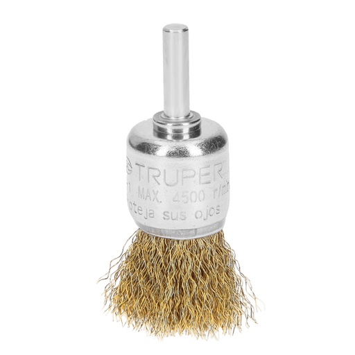 [H050721] TRUPER CARDA MINI COPA ALAMBREGRUESO 1" ZANCO 1/4  COM-1