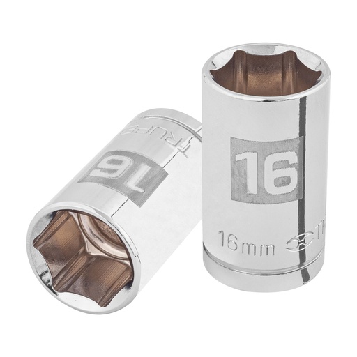 [H051285] TRUPER DADO D-5416-M 16MM CUADRO 1/2" 6 PUNTAS MM