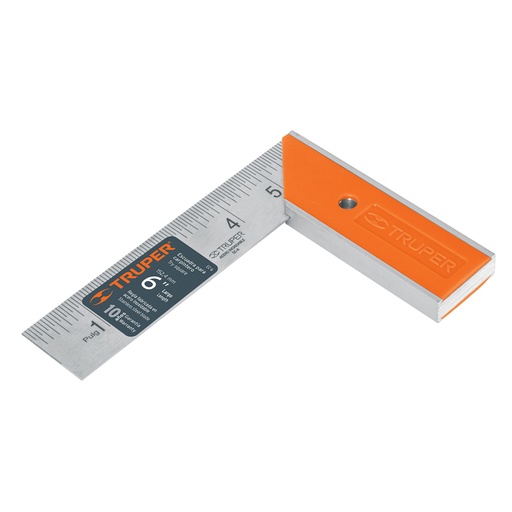 [H051642] TRUPER ESCUADRA P/CARPINTERO  6" EC-6 ACERO INOXIDABLE 14370