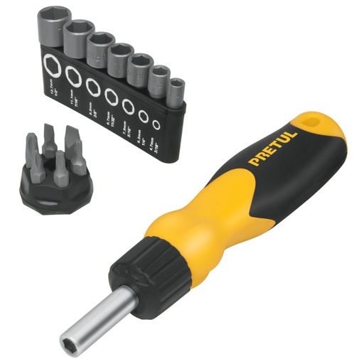 [H052207] PRETUL DESARMADOR DES-14P TIPO MATRACA 6 PUNTAS 7 DADOS