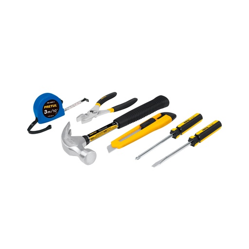 [H052230] PRETUL HERRAMIENTA JGO-CAS6 6PZA JGO CASERO