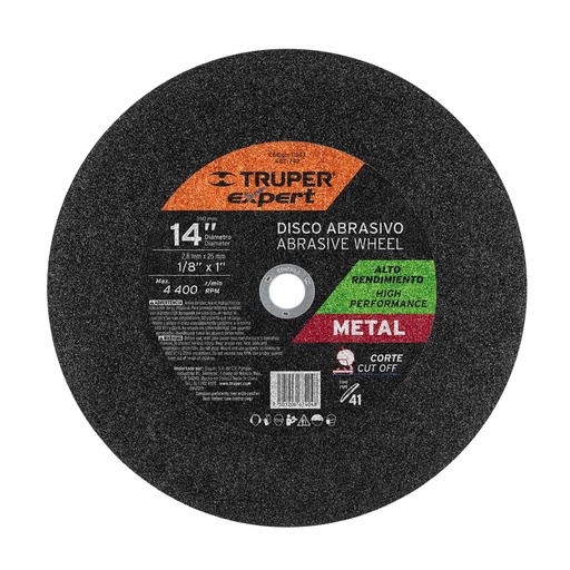 [H051562] TRUPER DISCO ABT-742 2.8MM 14P/CORTE DE METAL