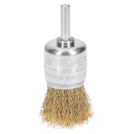 [H050720] TRUPER CARDA COM-1-1/8 MINI COPA ALAMBRE GRUESO ZANCO 1/4
