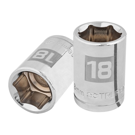 [H051245] TRUPER DADO D-5418-M 18MM CUADRO 1/2" 6 PUNTAS MM