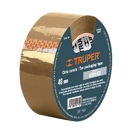 [H050962] TRUPER CINTA EMPAQUE CANELA   2"X150M