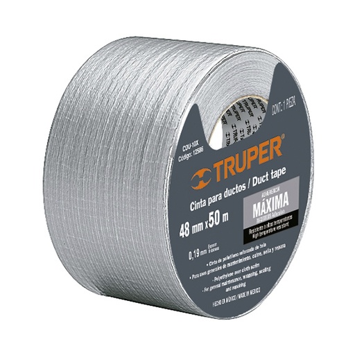 [H050977] TRUPER CINTA P/DUCTOS 48MM    X50MT ESPESOR 0.19MM CDU-50X
