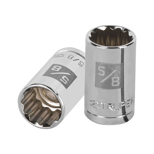 [H051224] TRUPER DADO D-5420 5/8" CUADRO 1/2" 12 PUNTAS STD