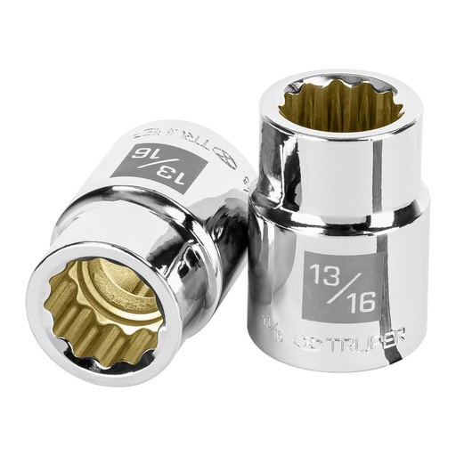 [H051335] TRUPER DADO D-5526 13/16" CUADRO 3/4" 12 PUNTAS STD