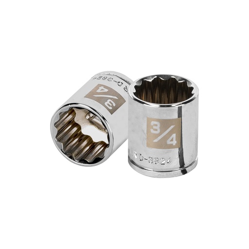 [H051372] TRUPER DADO D-5224 3/4" CUADRO 3/8" 12 PUNTAS STD