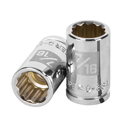 [H051377] TRUPER DADO D-5214 7/16" CUADRO 3/8" 12 PUNTAS STD