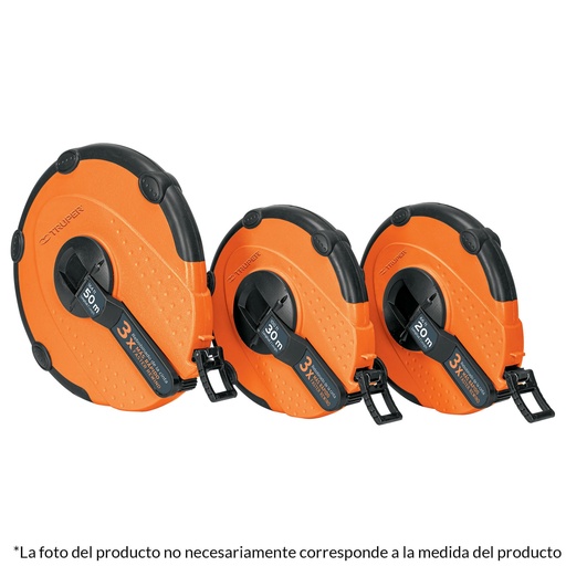 [H050990] TRUPER CINTA LARGA TP20ME 20M FIBRA DE VID CARCASA PLASTICA
