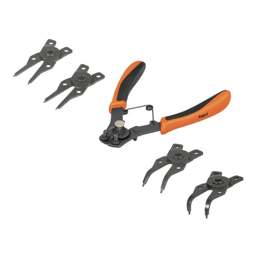 [H054196] TRUPER PINZA PIAN-4 6 ANILLOSD RET 4 CBZAS INTERCAMBIABLES