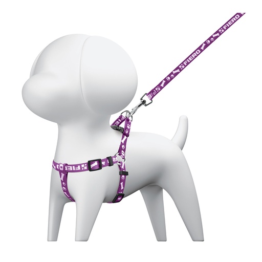 [H013912] FIERO CORREA CON PECHERA PARA PERRO 1CM ANCHO COPE-10